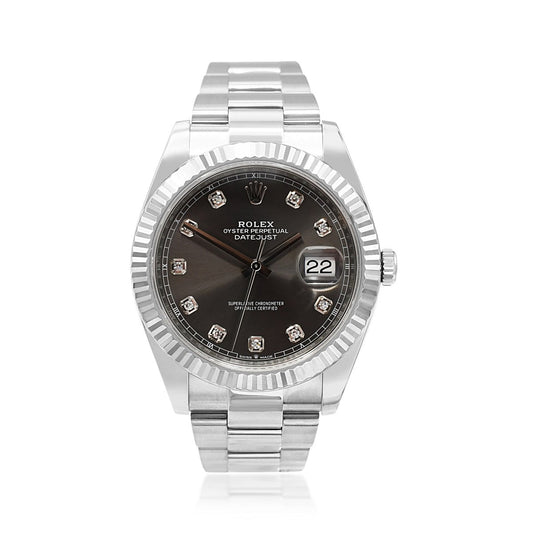 Rolex 41mm Datejust Oystersteel & 18ct White Gold - Ref 126334