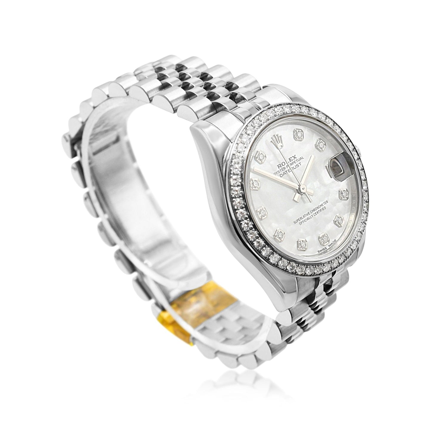 Rolex Datejust 31mm Diamond Steel Watch - Ref 178384