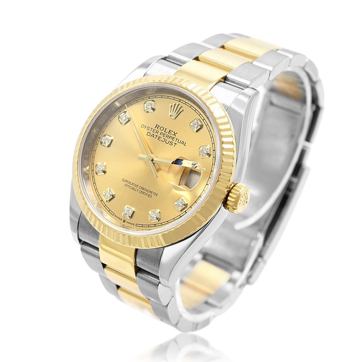 Rolex Datejust 36 Oystersteel & Yellow Gold  Ref 126233