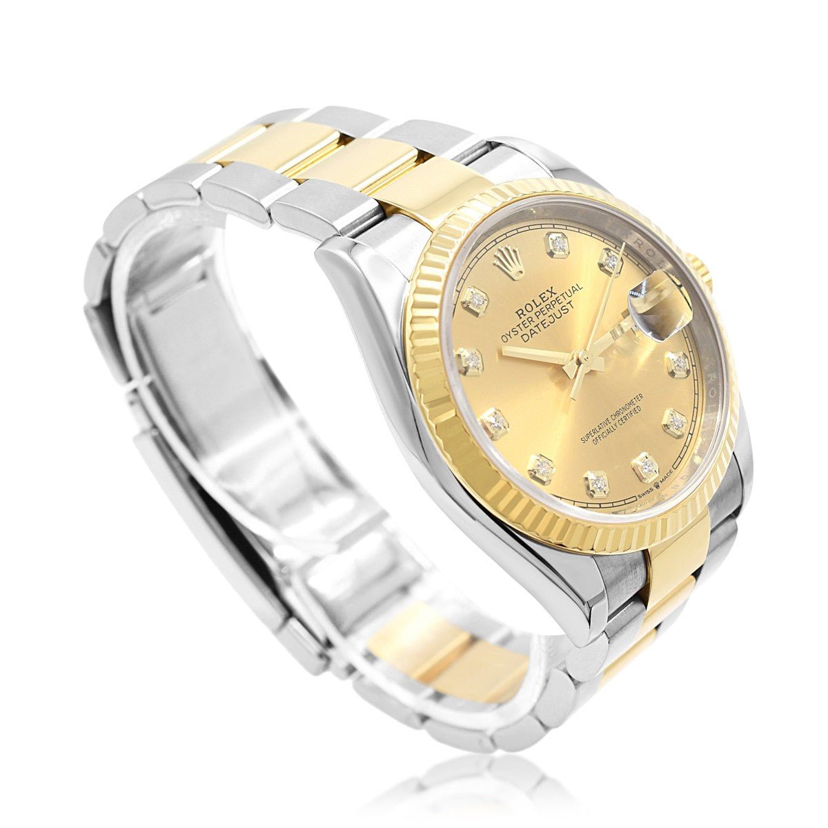 Rolex Datejust 36 Oystersteel & Yellow Gold  Ref 126233