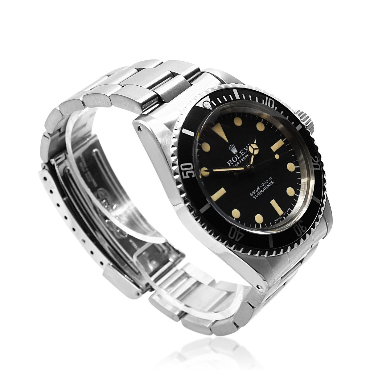 Rolex Vintage Oyster Perpetual Submariner Watch Ref 5513 Circa 1977