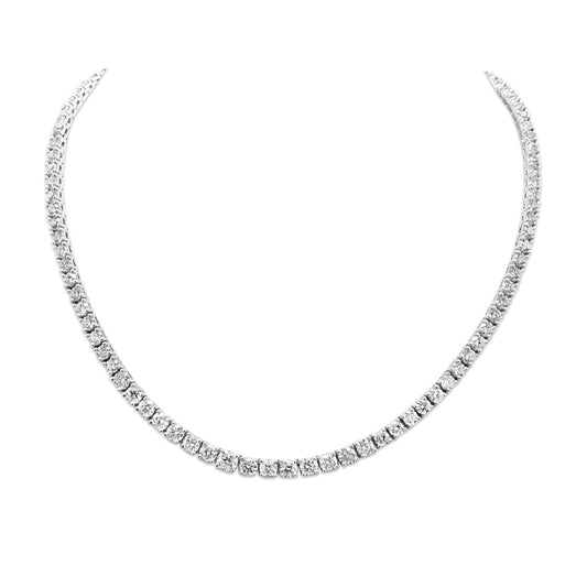 Round Brilliant 17.62ct Diamond Set Necklet