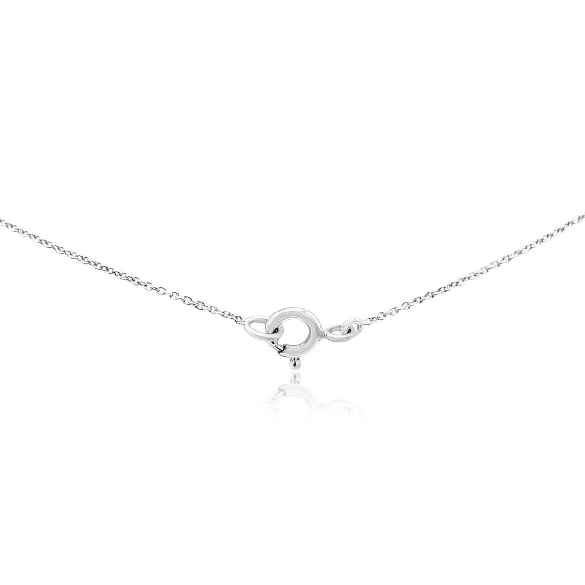 Ruby & Diamond Pendant on 16" Chain - 18ct White Gold