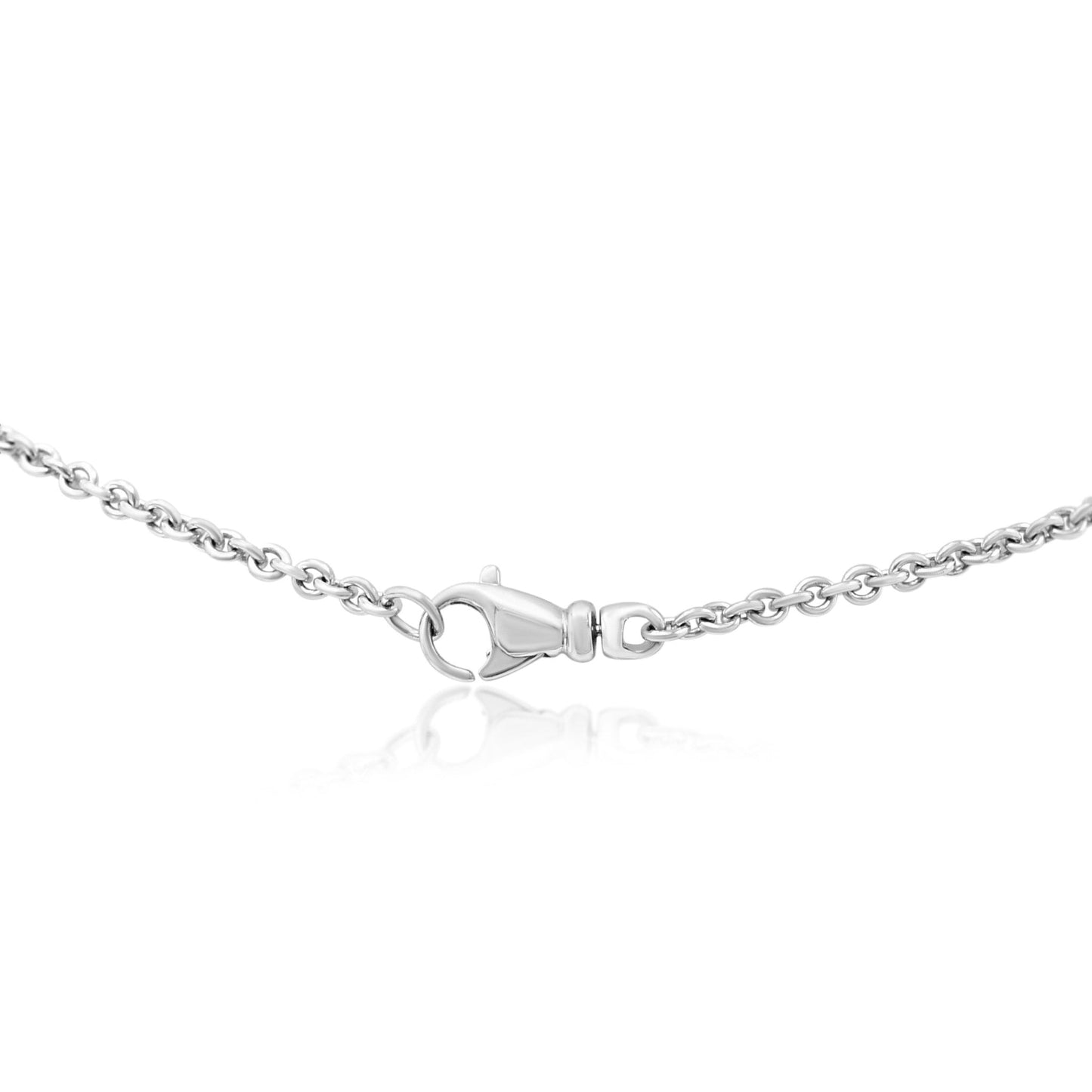 Theo Fennell Diamond Set Ampoule Pendant Necklace - 18ct White Gold
