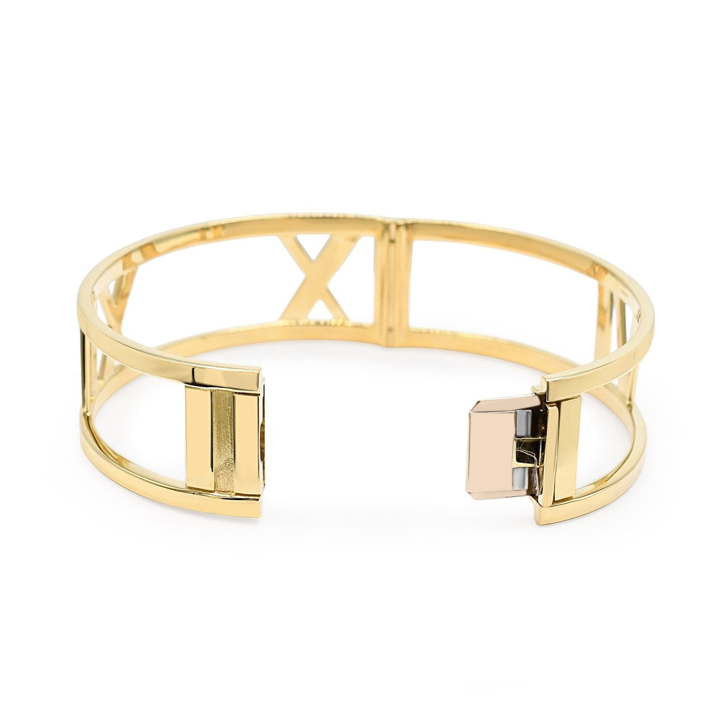 Tiffany Atlas Bangle, Hinged - 18ct Yellow Gold