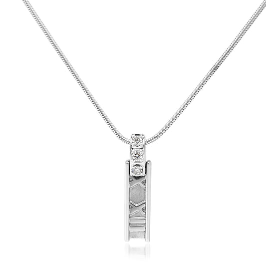 Tiffany Brilliant Cut Diamond Atlas Pendant Necklace
