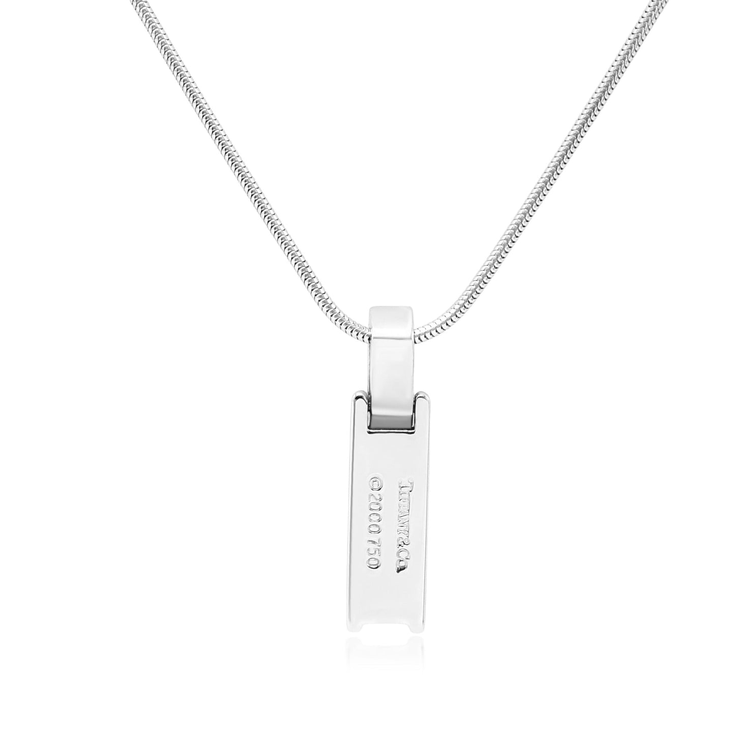 Tiffany Brilliant Cut Diamond Atlas Pendant Necklace