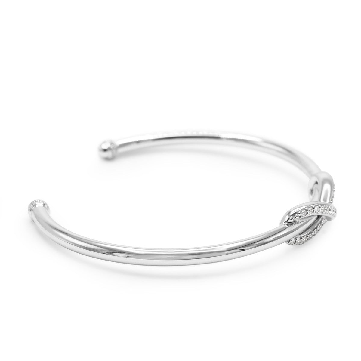 Tiffany Diamond Inifinity Cuff Bangle