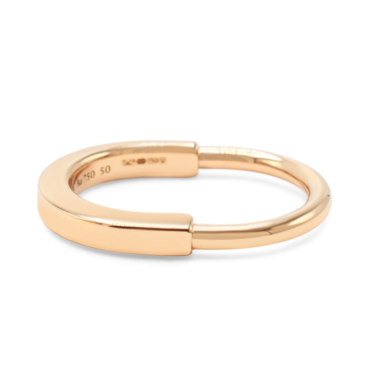 Tiffany Lock Ring Size 50 - 18ct Rose Gold