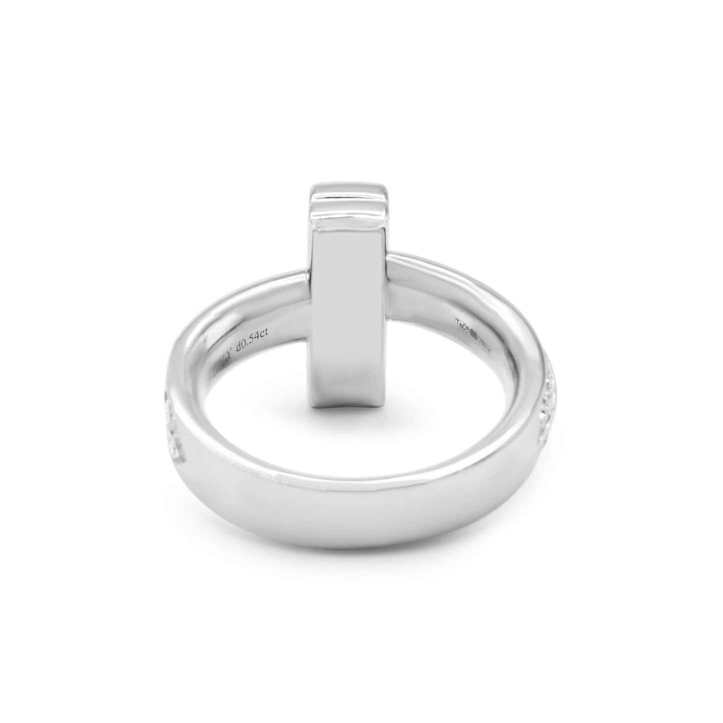 Tiffany T T1 Ring With Diamonds 18ct White Gold