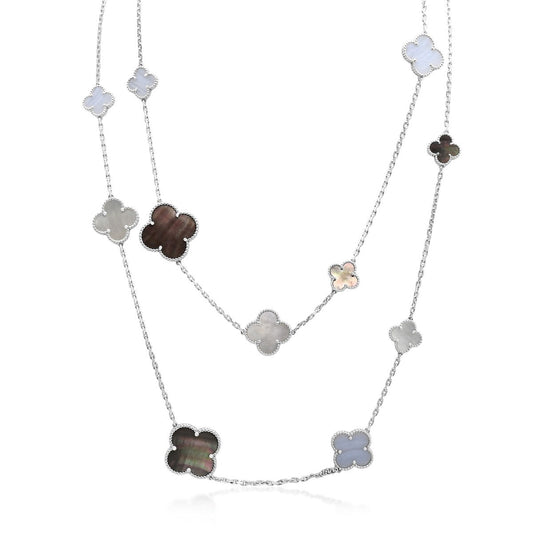 Van Cleef & Arpels Magic Alhambra 16 Motif Long Necklace