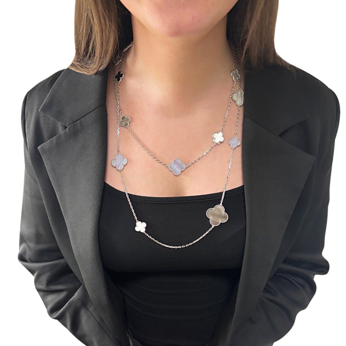 Van Cleef & Arpels Magic Alhambra 16 Motif Long Necklace