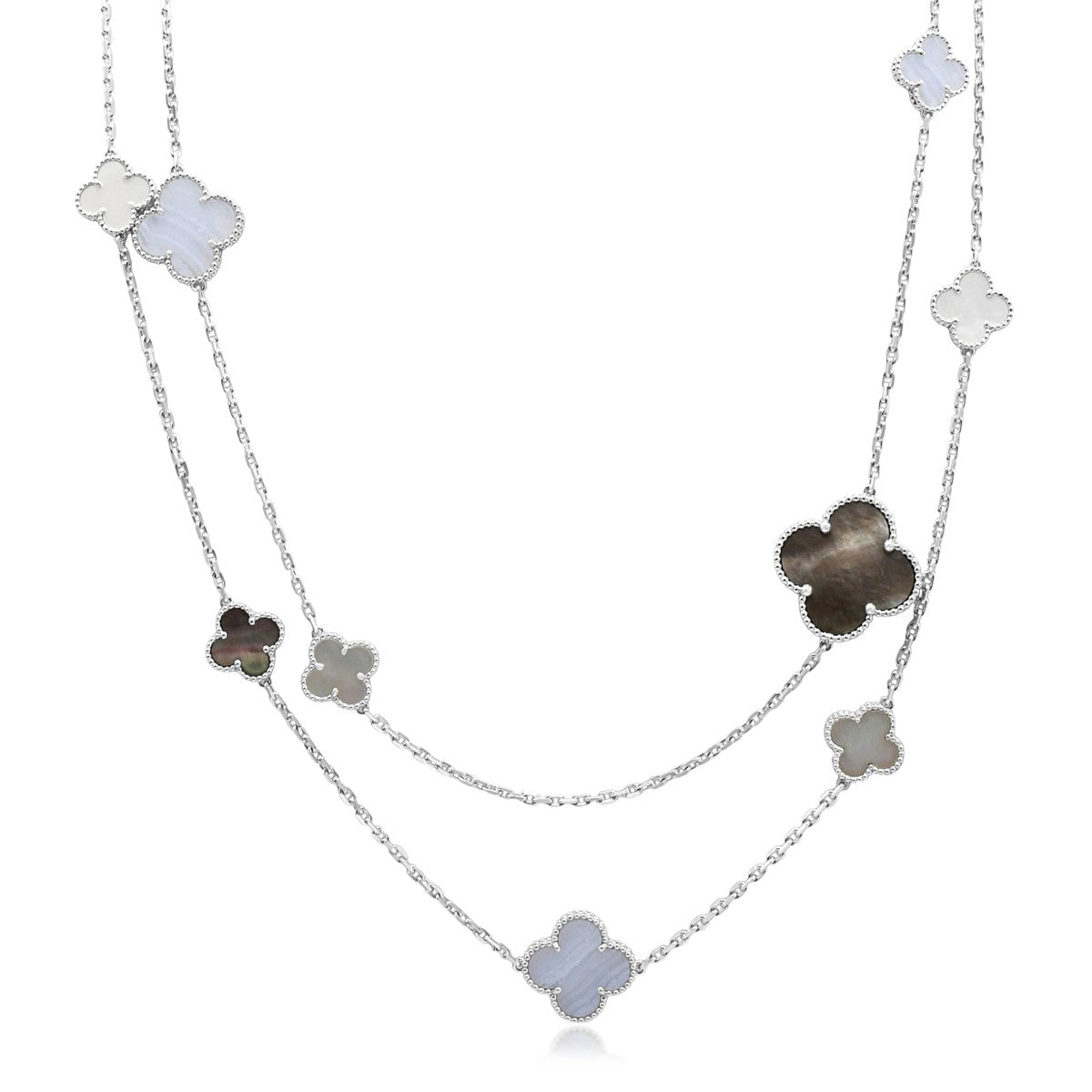 Van Cleef & Arpels Magic Alhambra 16 Motif Long Necklace