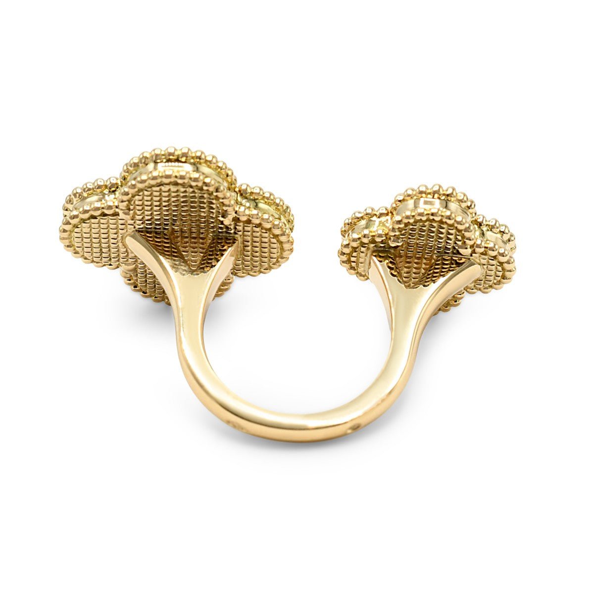 Van Cleef & Arpels Magic Alhambra Malachite Between The Finger Ring - 18ct Yellow Gold