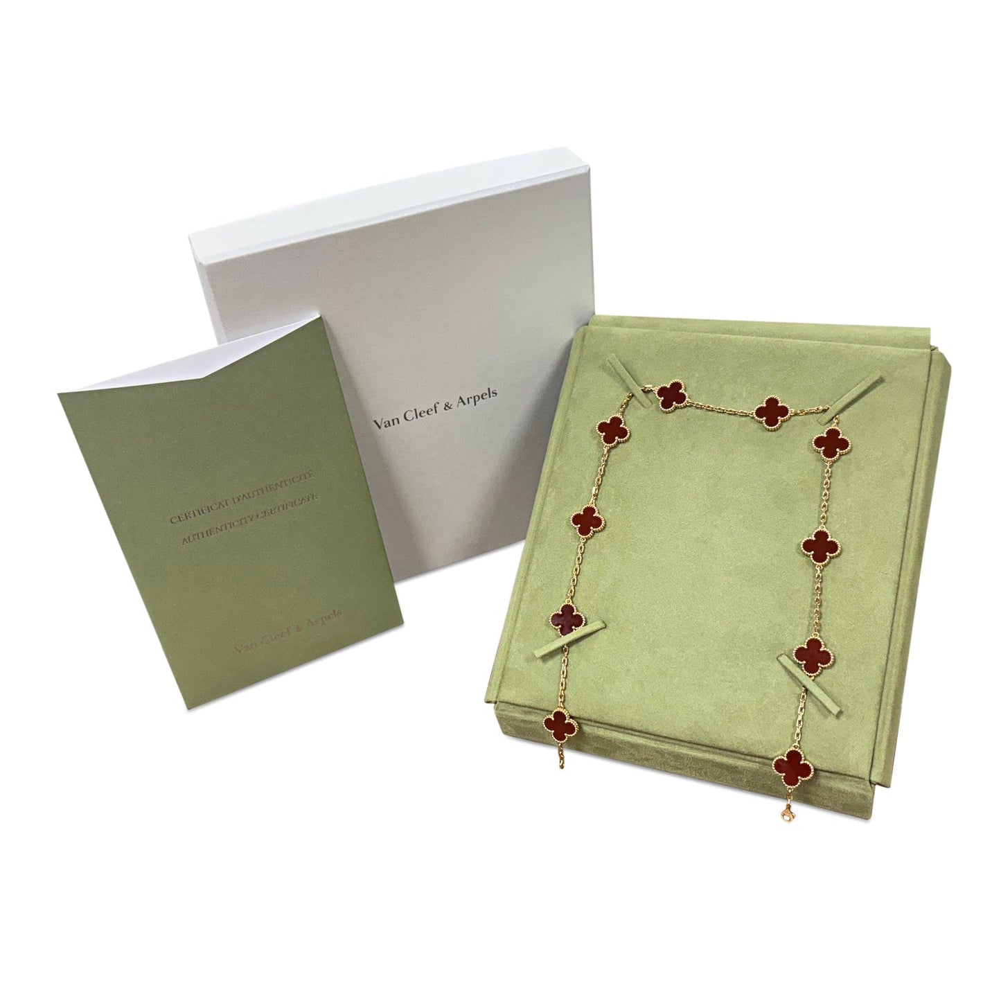 Van Cleef & Arpels Vintage Alhambra Necklace, 10 Motifs