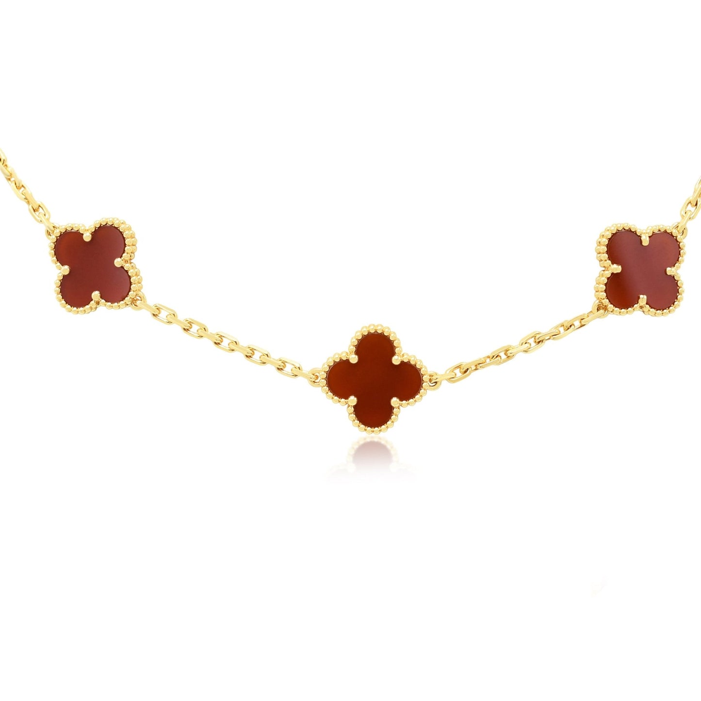 Van Cleef & Arpels Vintage Alhambra Necklace, 10 Motifs
